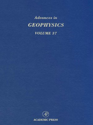 cover image of Advances in Geophysics